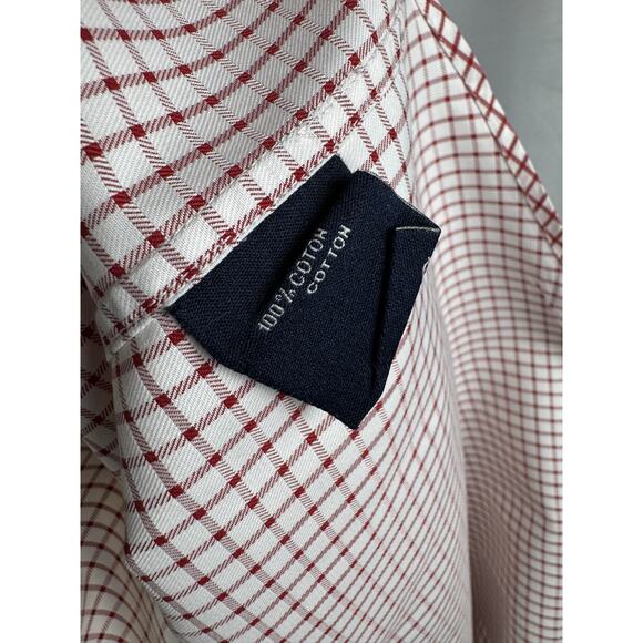 Faconnable 100% Cotton Long Sleeve Button Up Front Pocket Shirt Men's Si… - Picture 6 of 6